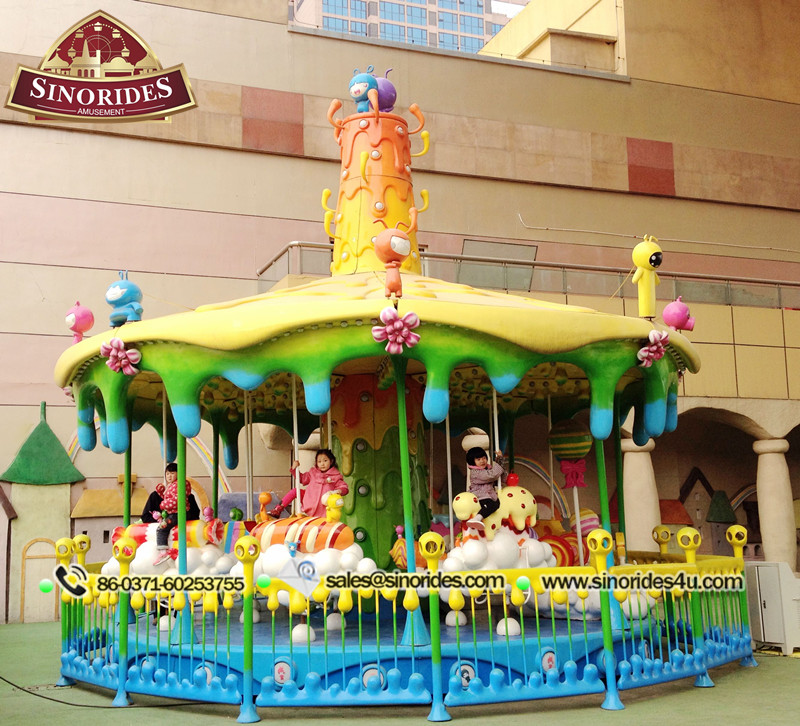 Candy Carousel Rides - Kiddie Amusement Park Rides For Sale - Sinorides