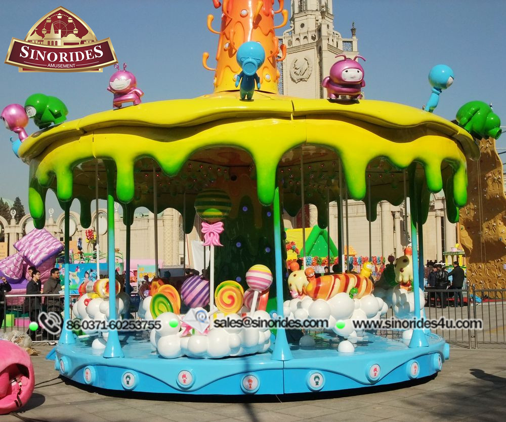 Candy Carousel Rides - Kiddie Amusement Park Rides For Sale - Sinorides