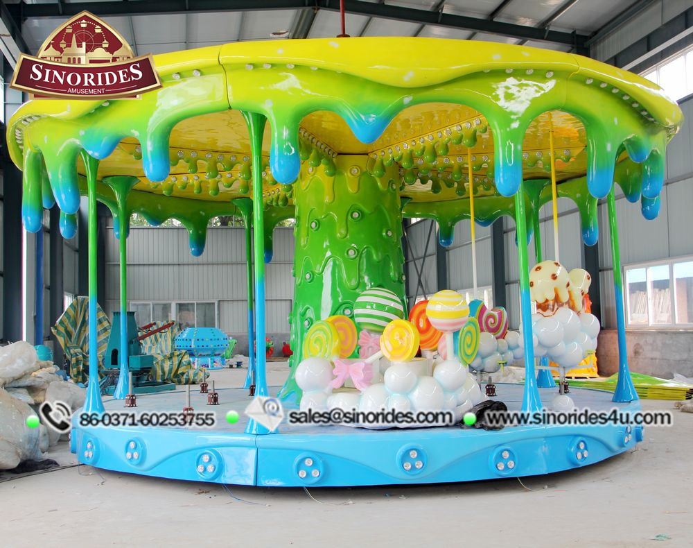 Candy Carousel Rides - Kiddie Amusement Park Rides For Sale - Sinorides