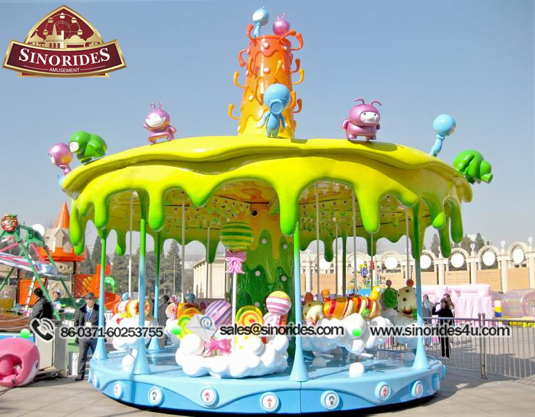 Candy Carousel Rides - Kiddie Amusement Park Rides For Sale - Sinorides